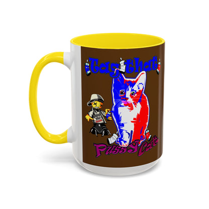 tag that - Accent Mug (brown)