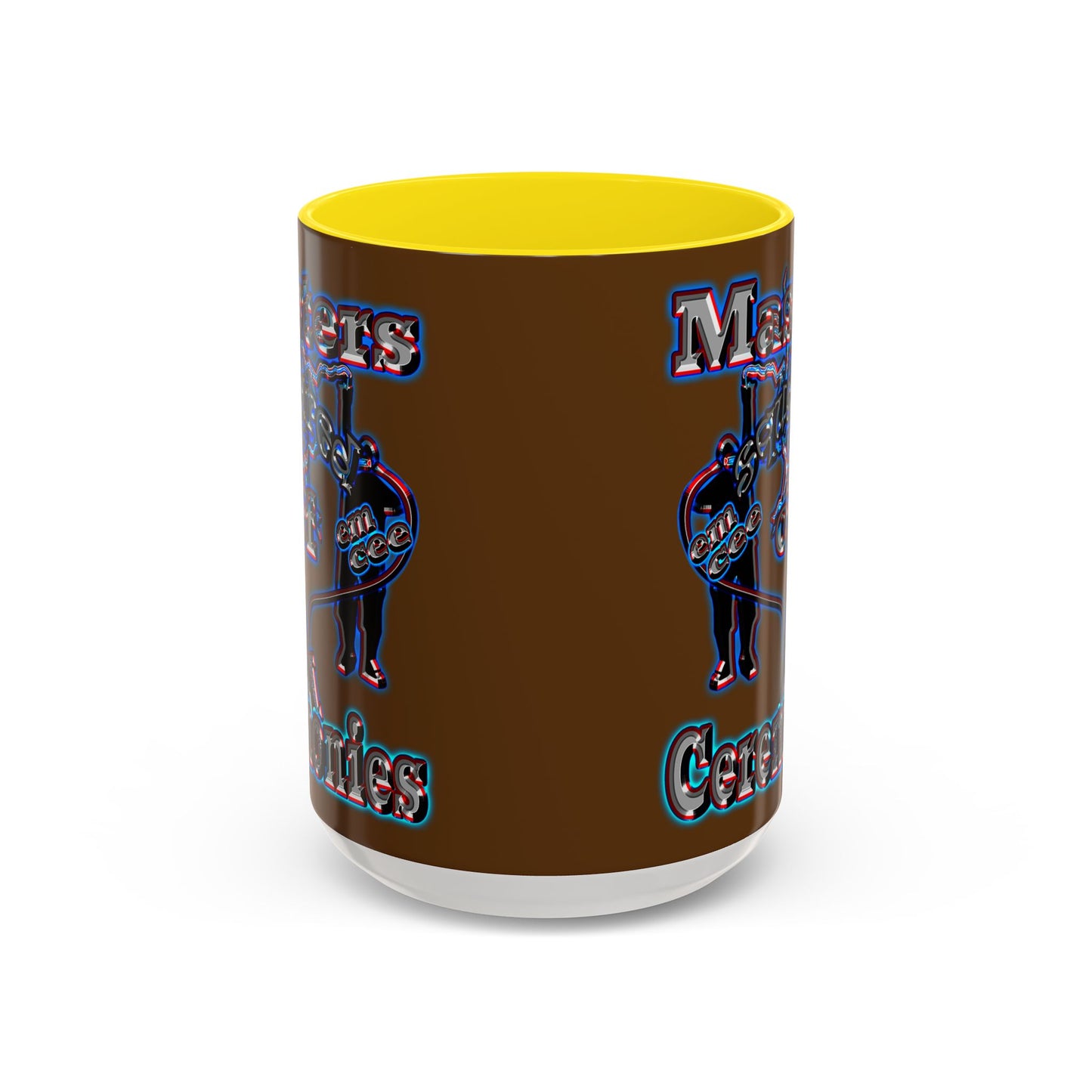 em cee squared - Accent Mug (brown)