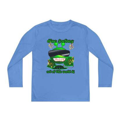 disc jockey - Youth Long Sleeve Competitor Tee