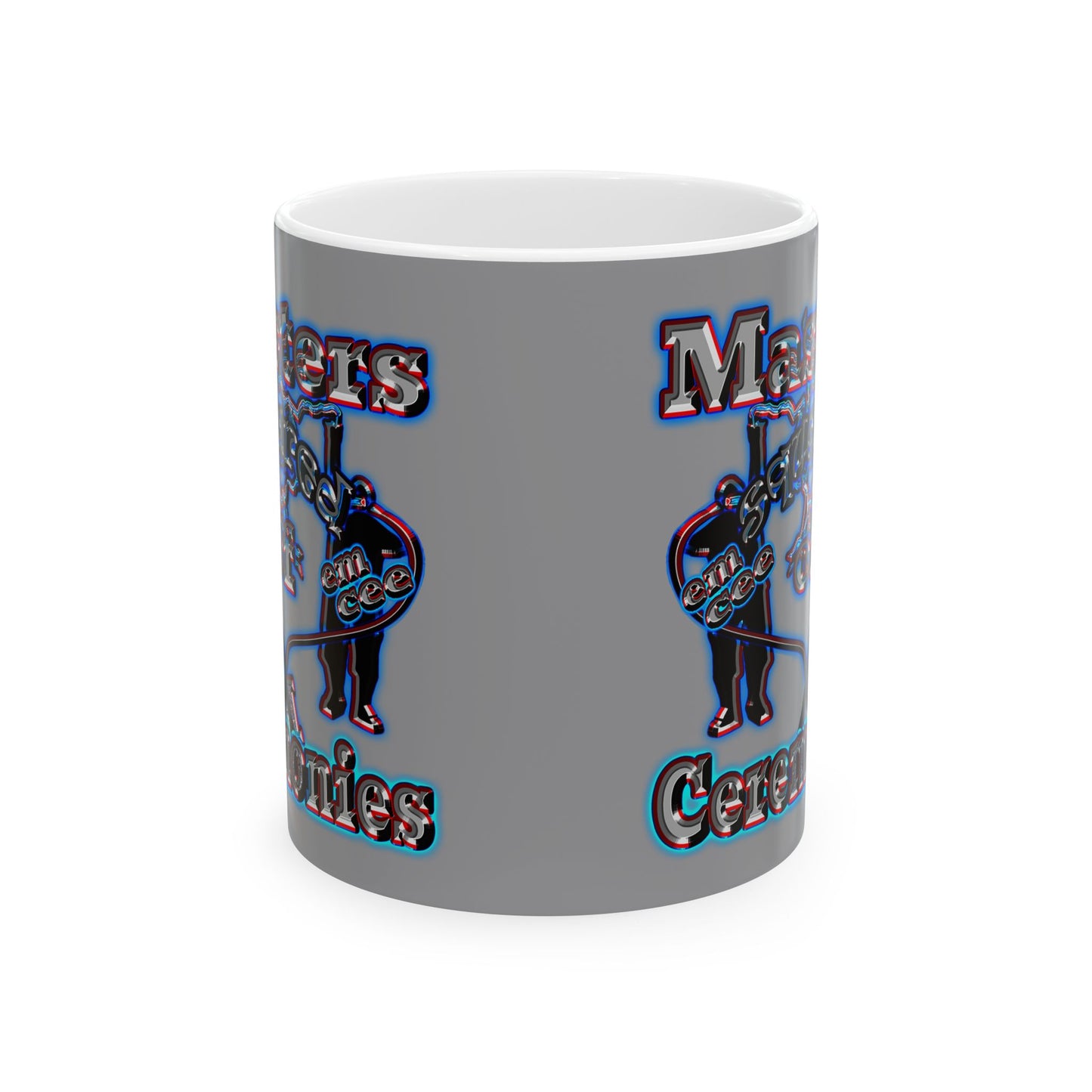 em cee squared - White Mug (grey)