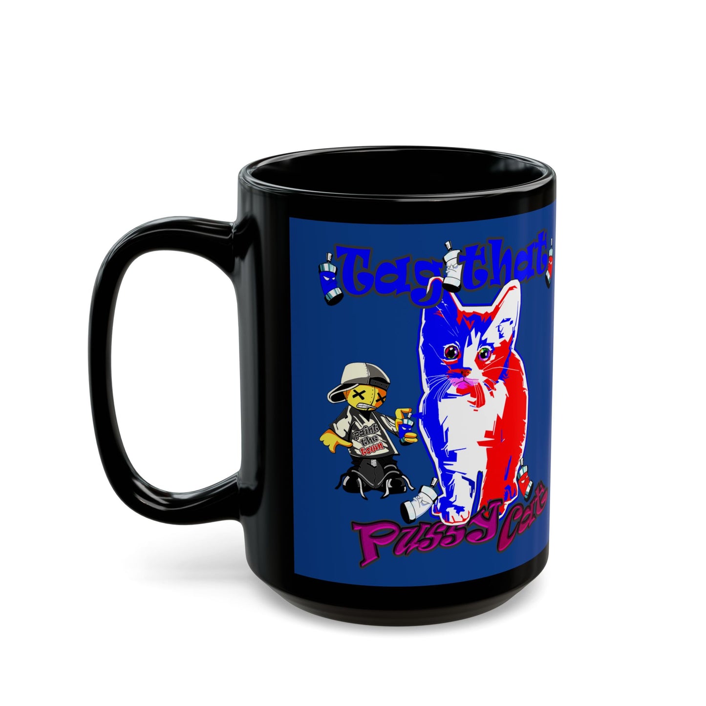 tag that - Black Mug (dark blue)