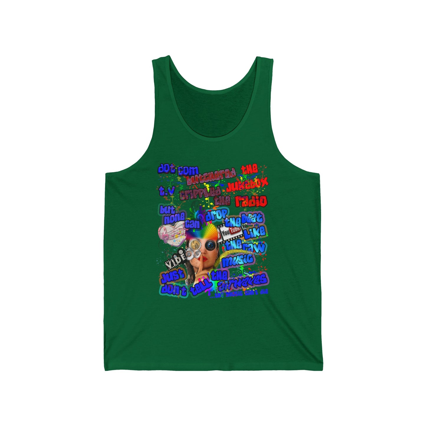 drop the beat - Unisex Jersey Tank