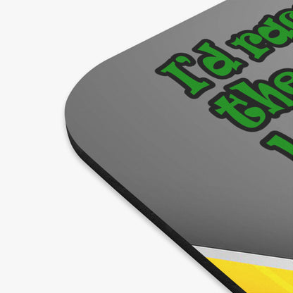 turtle race - Mouse Pad (Rectangle) (rainbow split)
