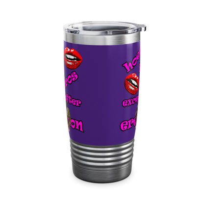 hoes b4 bros - Ringneck Tumbler, 20oz (purple)