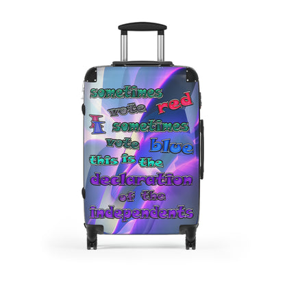 declaration of the independents - Suitcase (grey-pink wave)