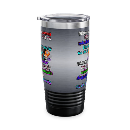 doggystyle - Ringneck Tumbler, 20oz (brushed nickel)