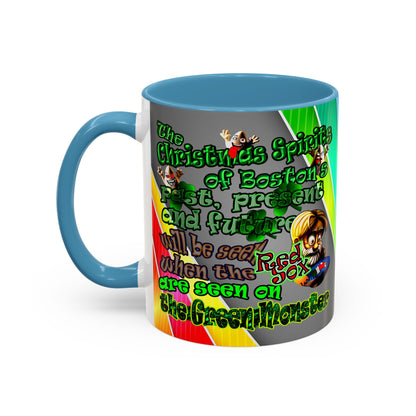 christmas spirits of boston - Accent Mug (rainbow split)
