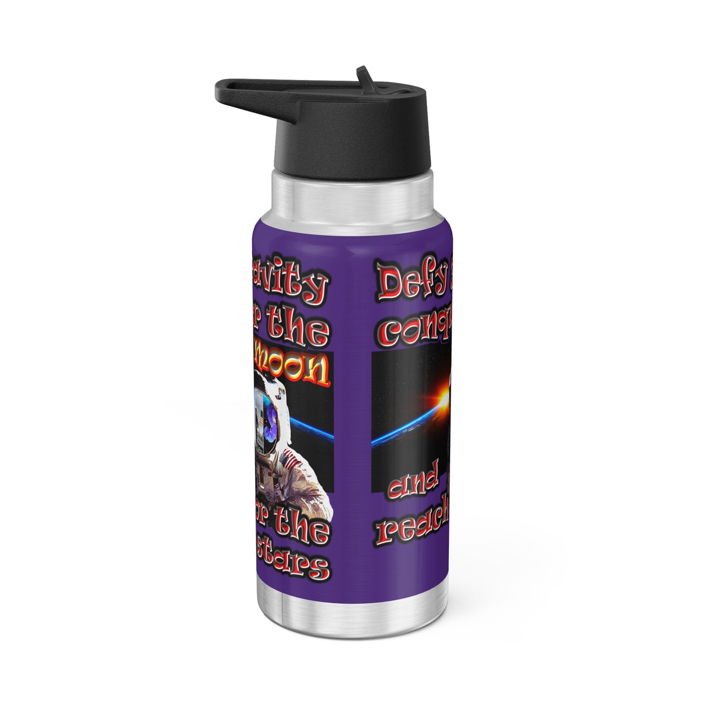 defy conquer reach - Gator Tumbler, 32oz (purple)