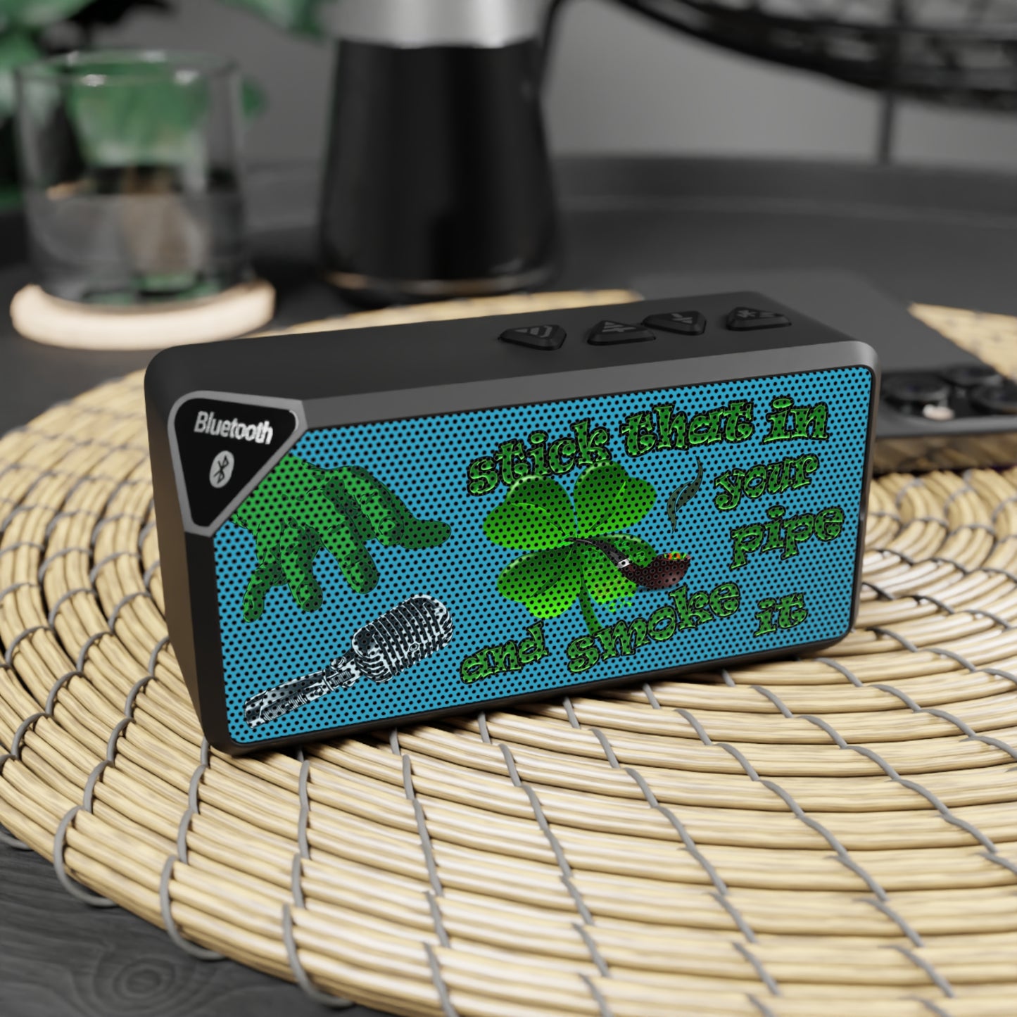 stick that in your pipe and smoke it - Jabba Bluetooth Speaker (turquoise)