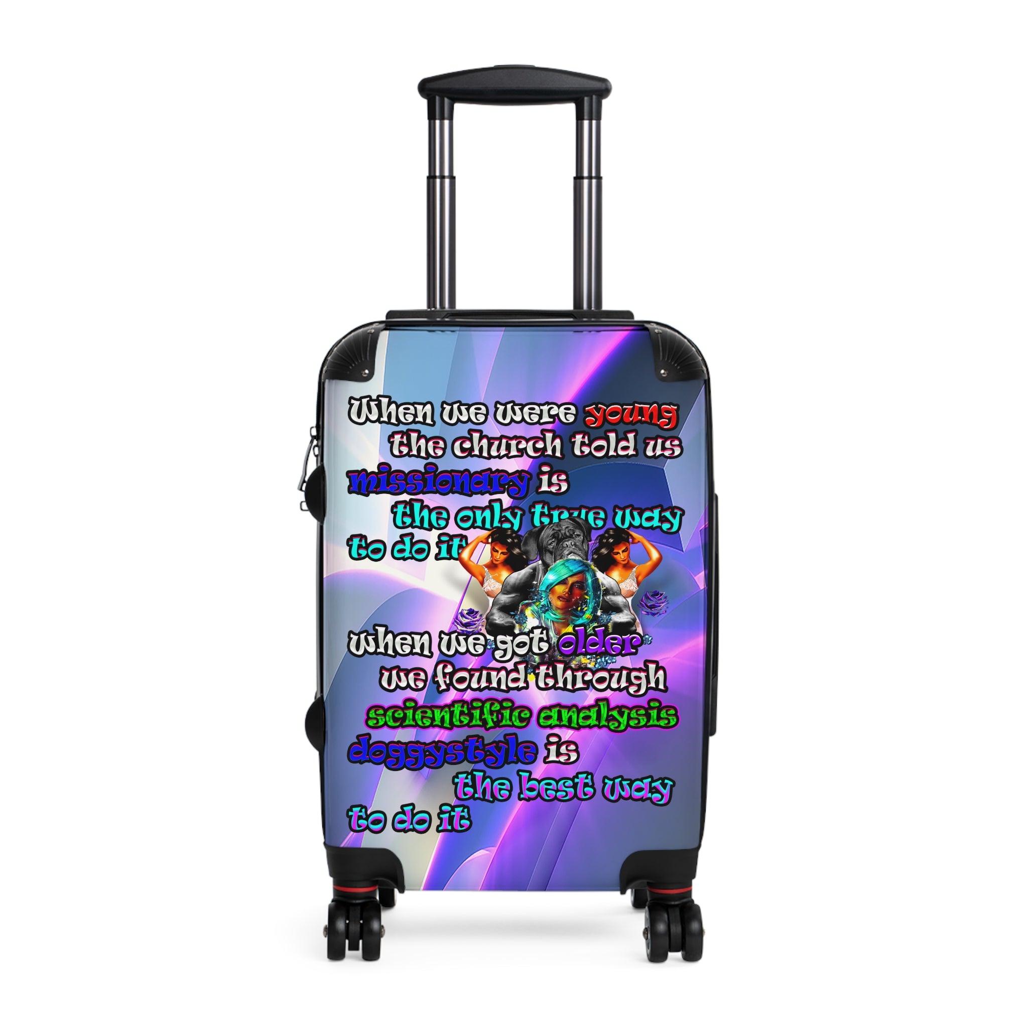 doggystyle - Suitcase (grey-pink wave)