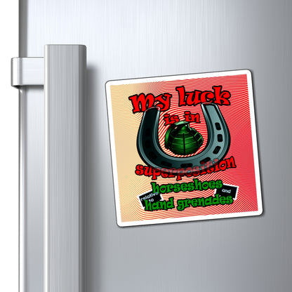 my luck - Magnets - (yellow-orange wave)