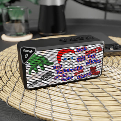 santa's shoes - Jabba Bluetooth Speaker (white marble)