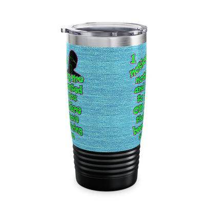 noticed you noticing - Ringneck Tumbler, 20oz (faded blue)