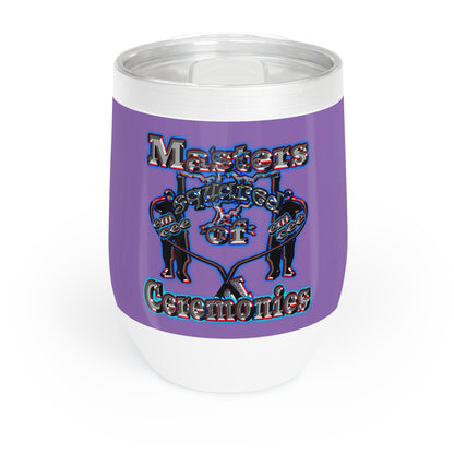 em cee squared - Chill Wine Tumbler (light purple)