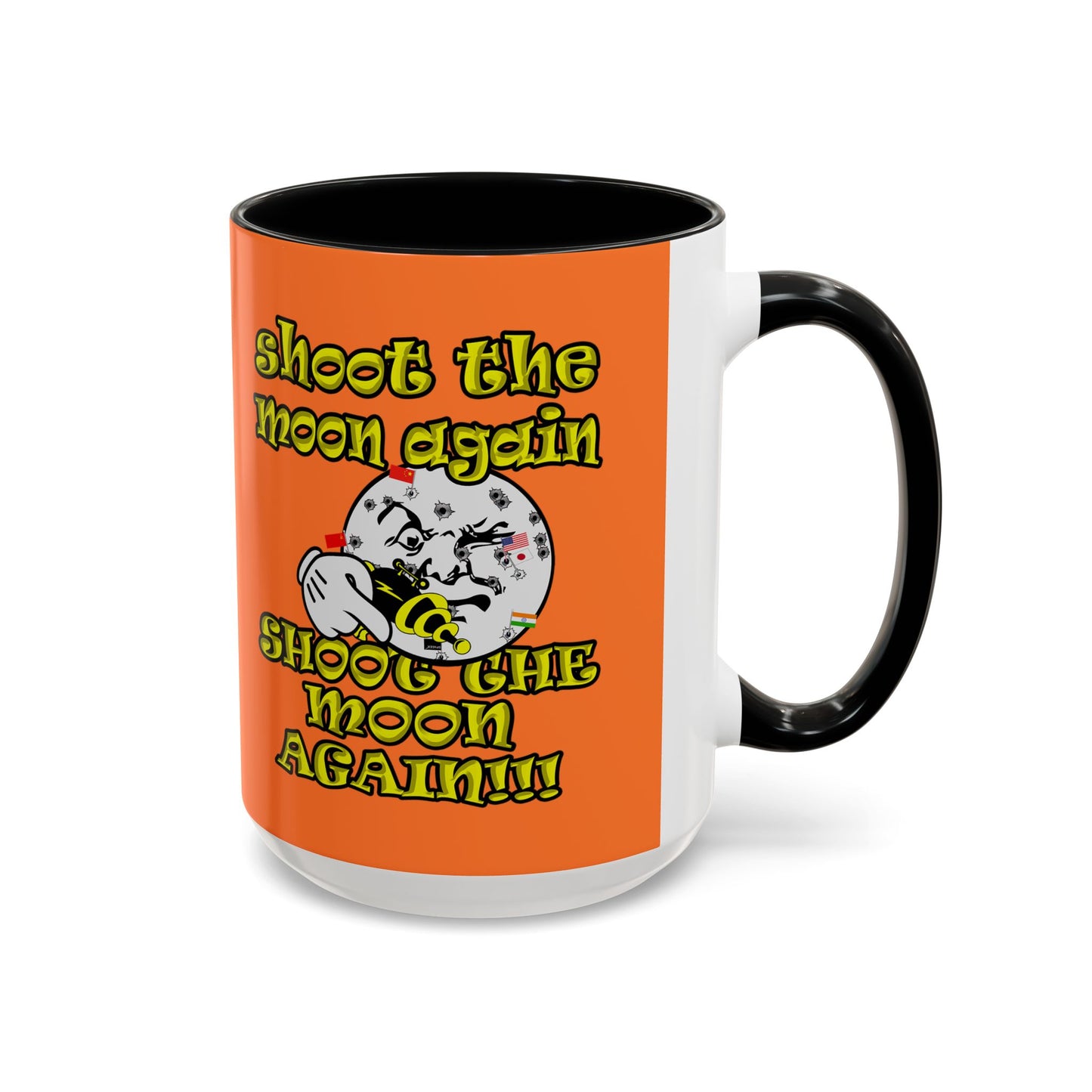 shoot the moon again - Accent Mug (crusta)