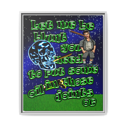 og - framed canvas art ('snoops' background)