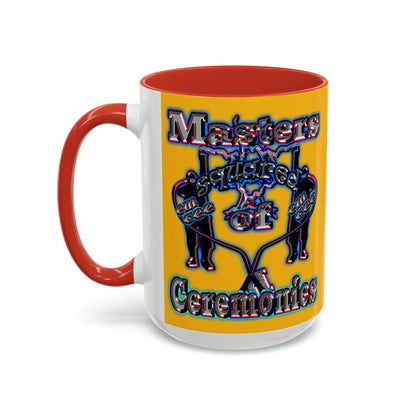 em cee squared - Accent Mug (yellow)