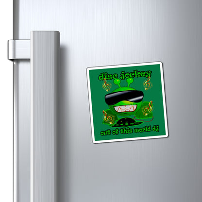 disc jockey - Magnets - (dark green)