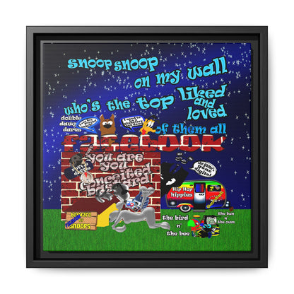 snoops - framed canvas art