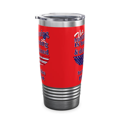 american wing - Ringneck Tumbler, 20oz (red)