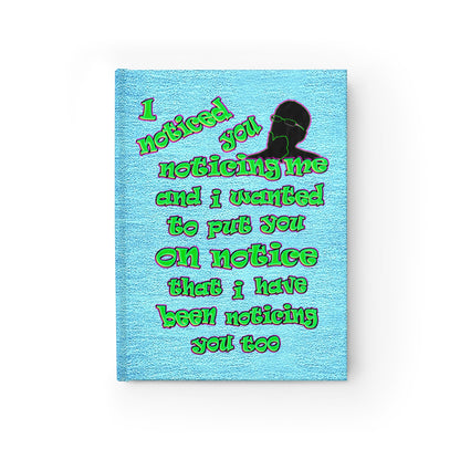 noticed you noticing - journal-lined (faded blue)