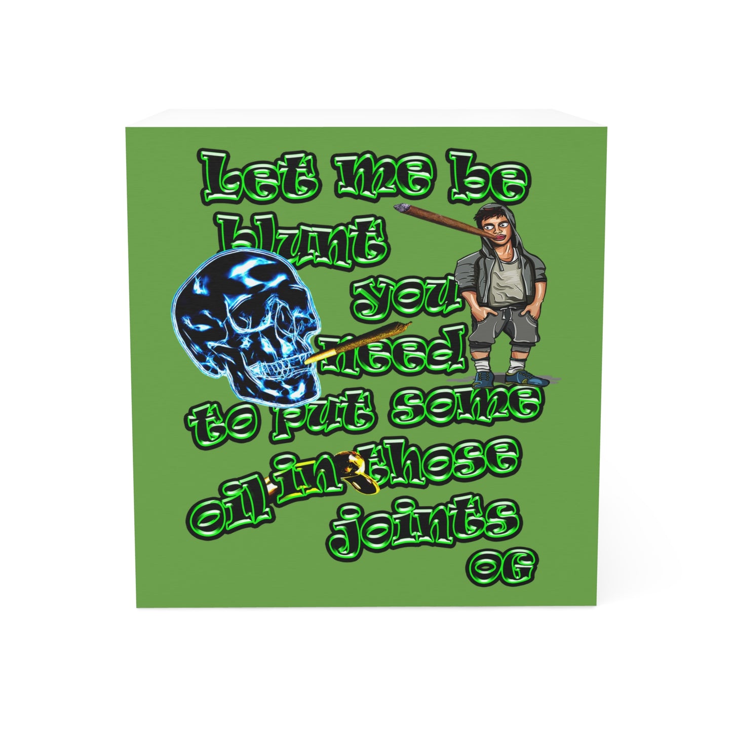 og - note cube (green)