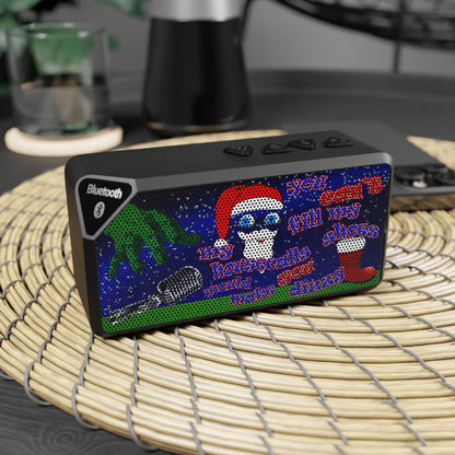 santa's shoes - Jabba Bluetooth Speaker ('snoops' background)