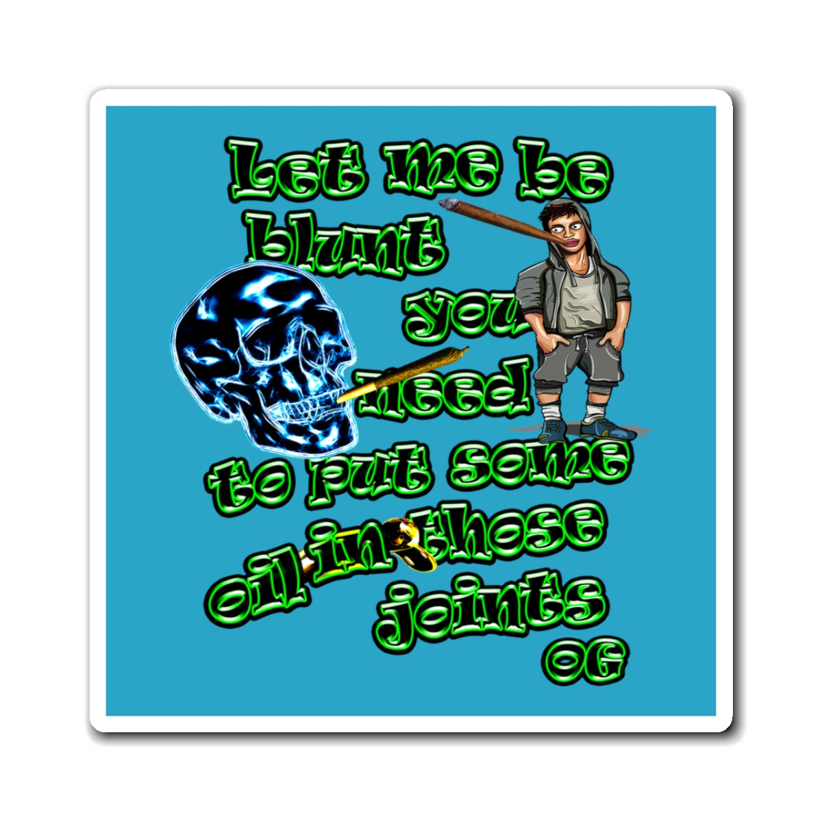og - Magnets - (turquoise)