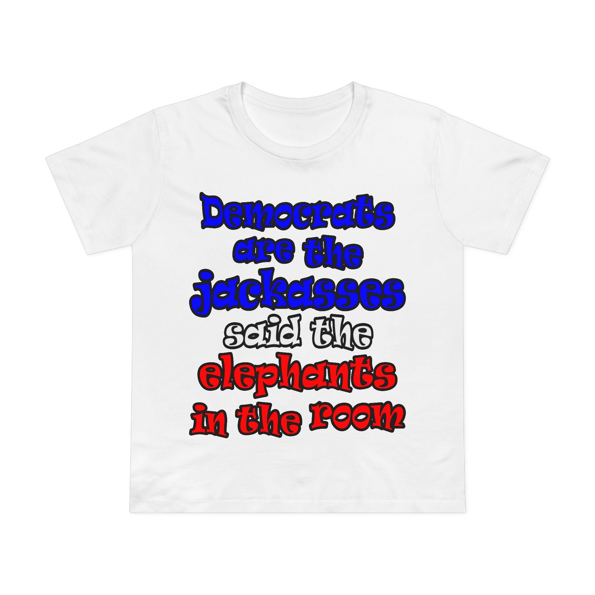 donkeys and elephants - Women’s Maple Tee