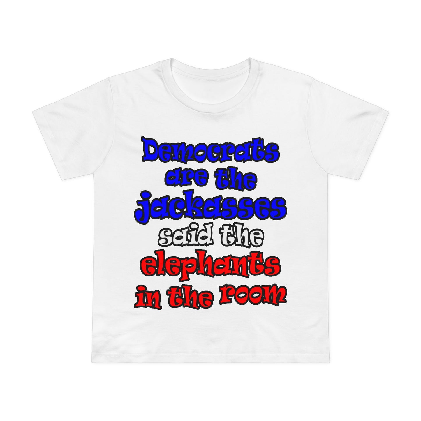 donkeys and elephants - Women’s Maple Tee