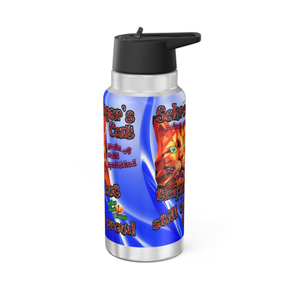 schrodinger's cat - Gator Tumbler, 32oz  (blue-white wave)