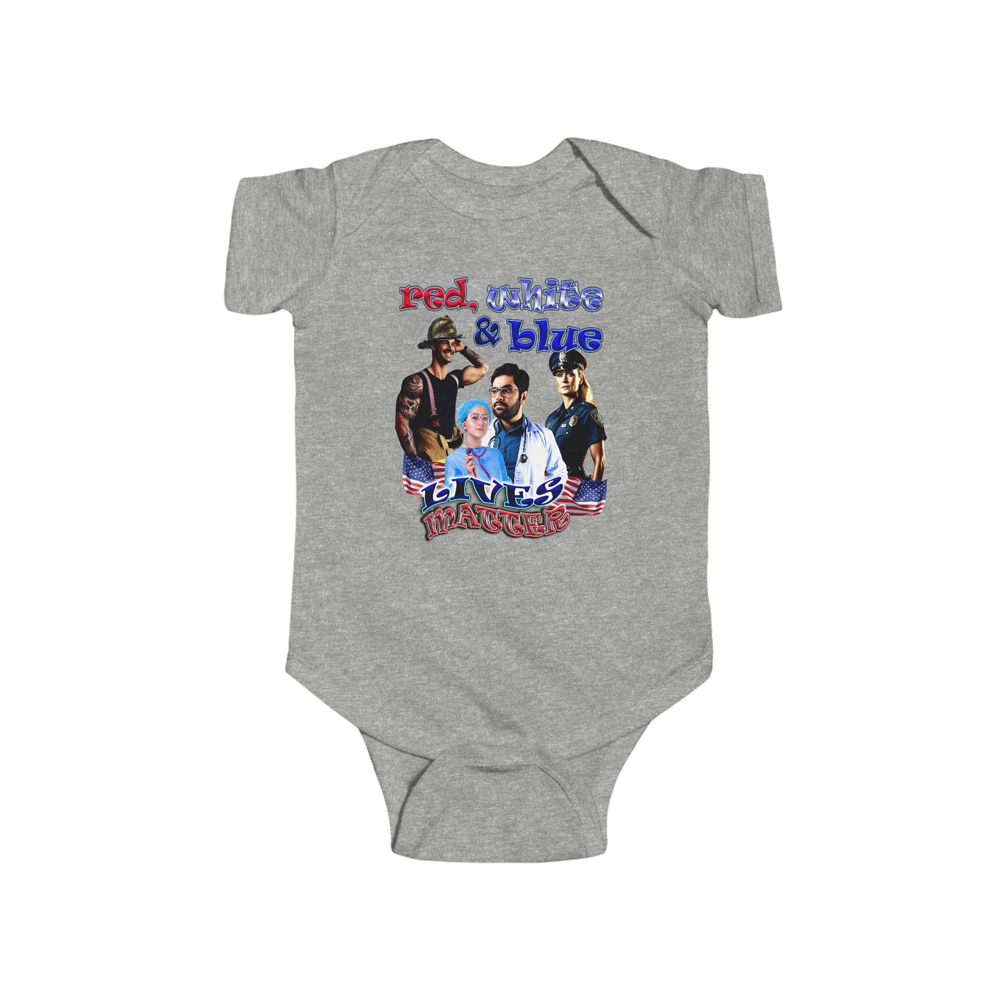 rw&b lives matter - Infant Fine Jersey Bodysuit