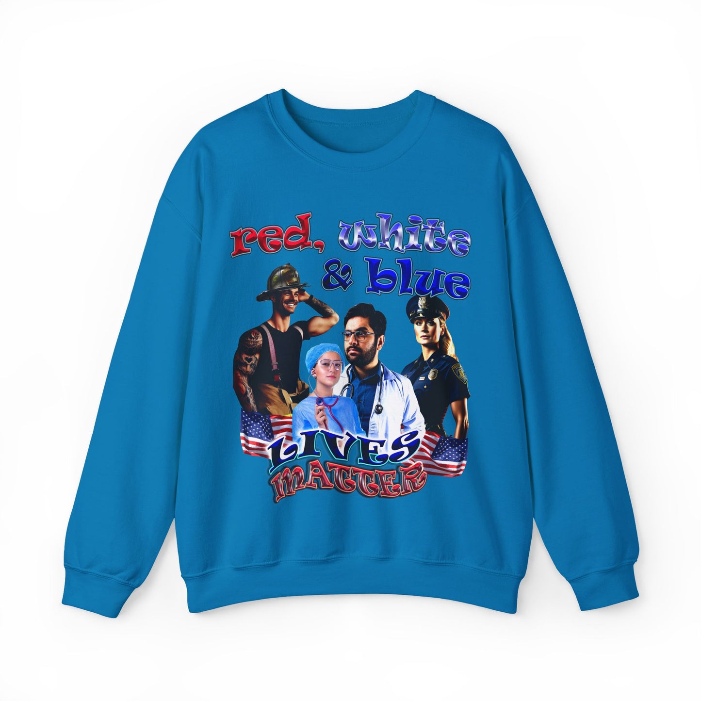 rw&b lives matter - Unisex Heavy Blend™ Crewneck Sweatshirt