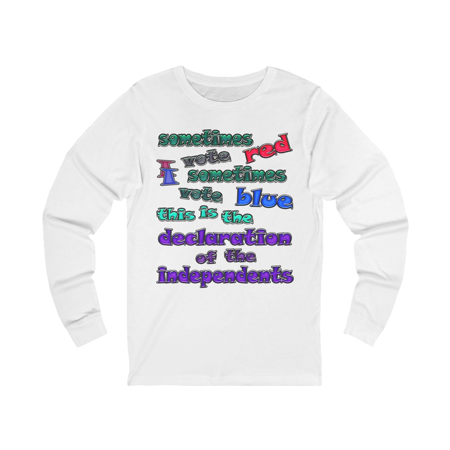 declaration of the independents - Unisex Jersey Long Sleeve Tee