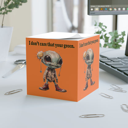 I don't care that your green - note cube (crusta)