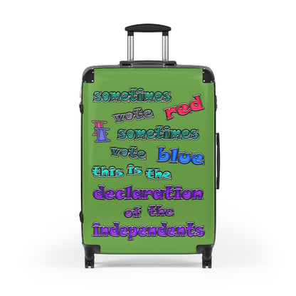 declaration of the independents - Suitcase (green)