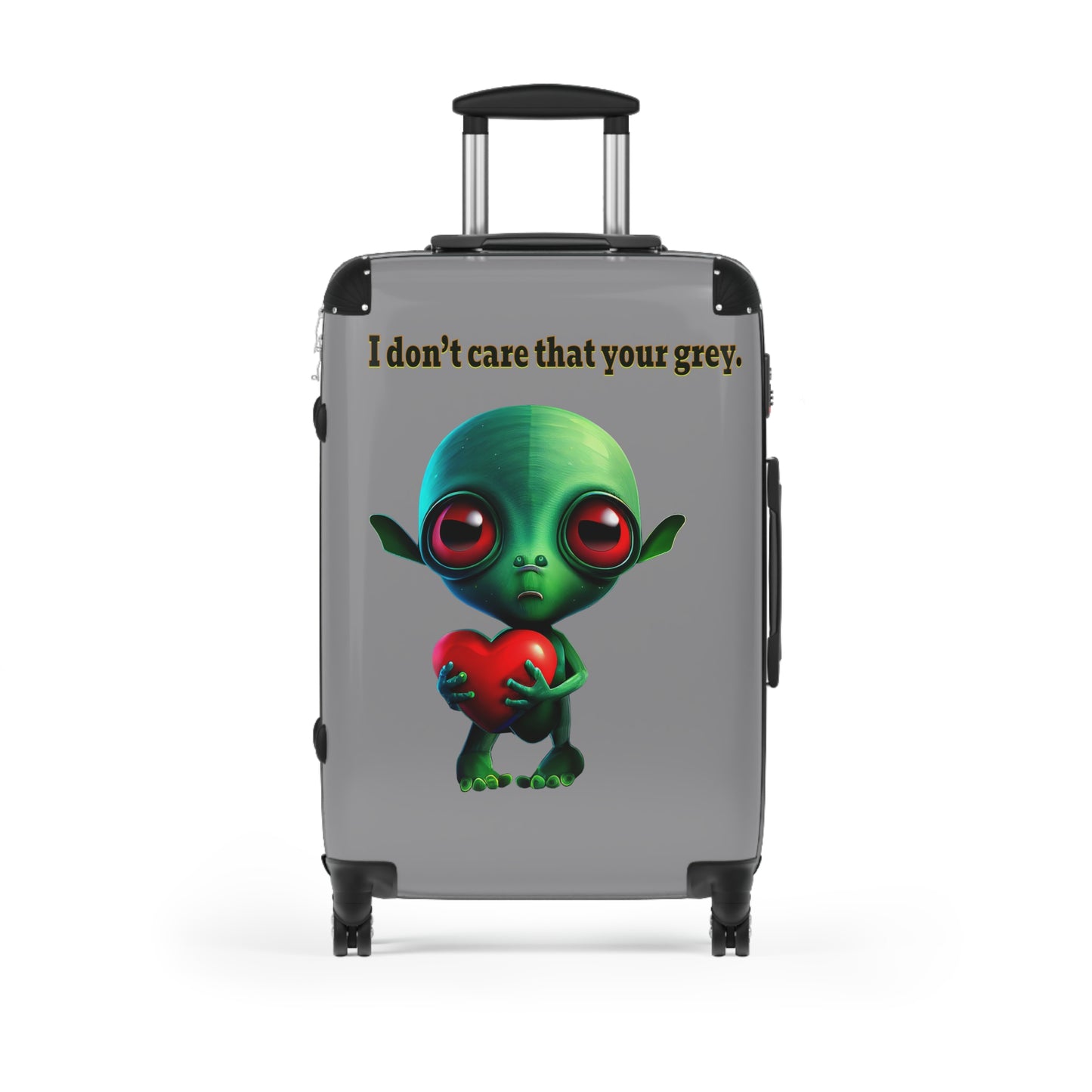 I don't care that your grey - Suitcase (grey)