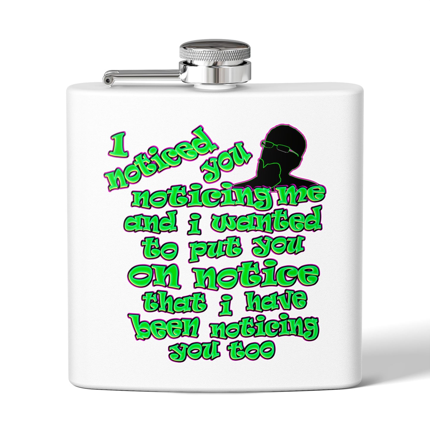 noticed you noticing - Stainless Steel Flask