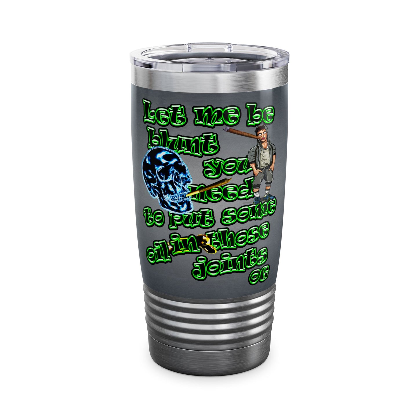 og - Ringneck Tumbler, 20oz (grey-light grey)