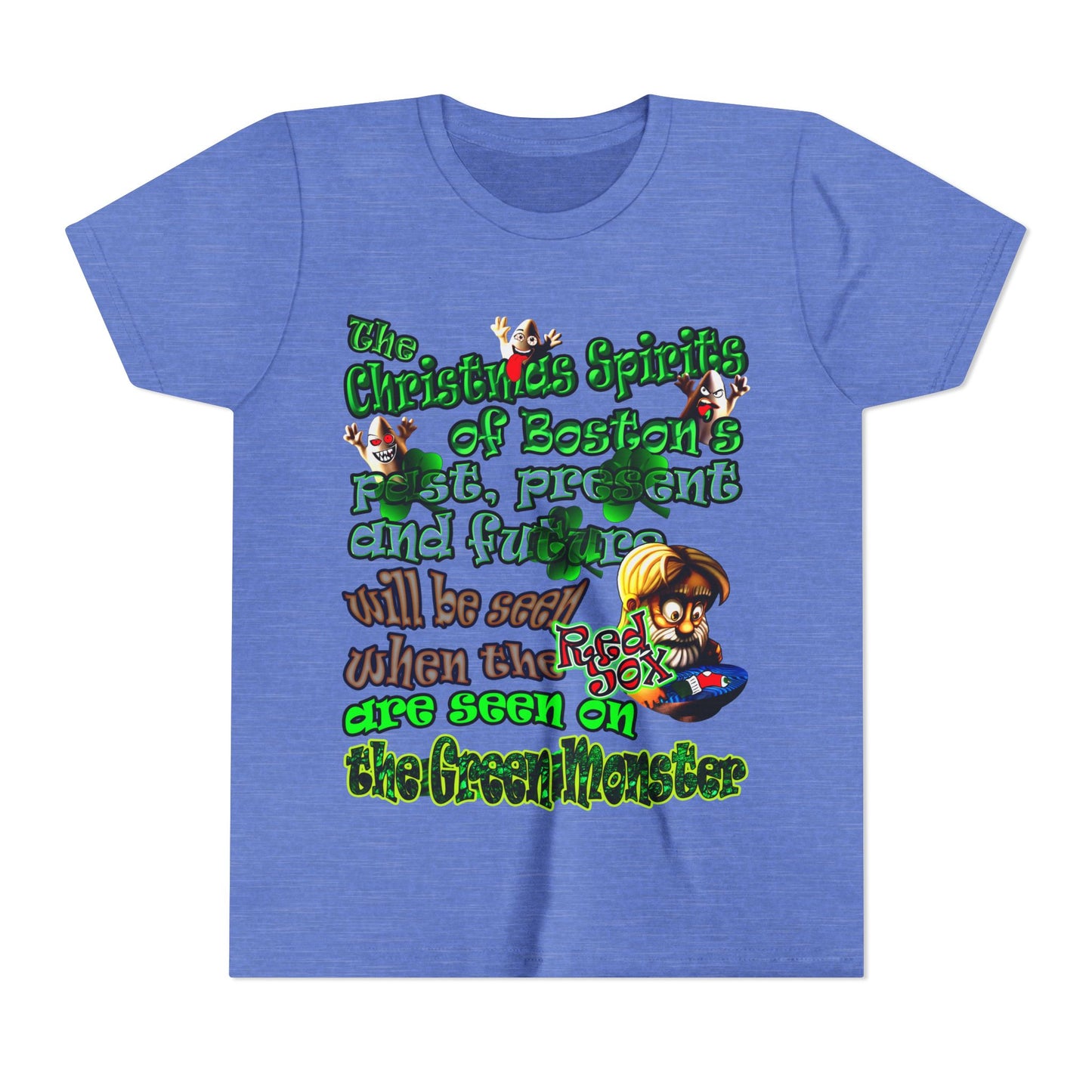 christmas spirits of boston - Youth Short Sleeve Tee