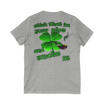 celtics logo - Unisex Jersey Short Sleeve V-Neck Tee