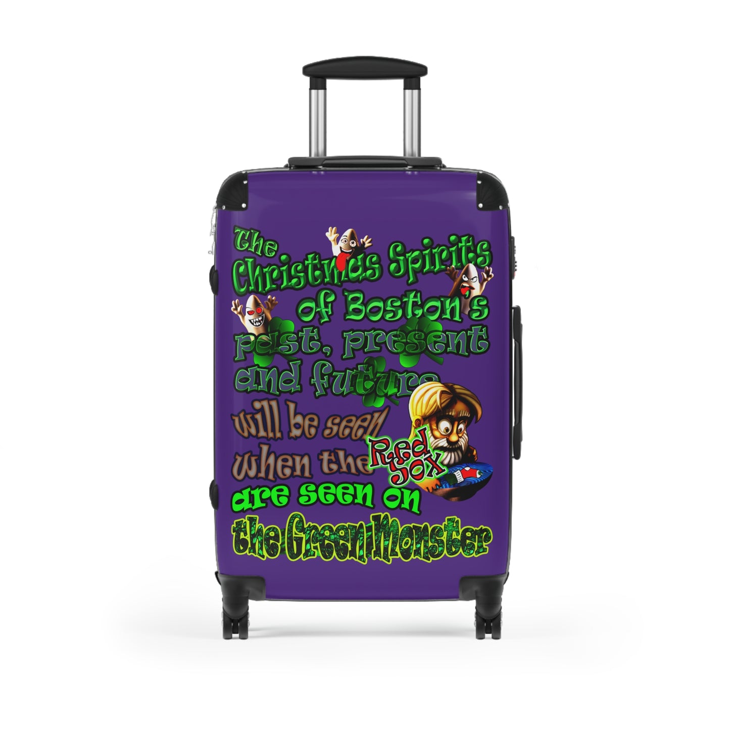 christmas spirits of boston - Suitcase (purple)