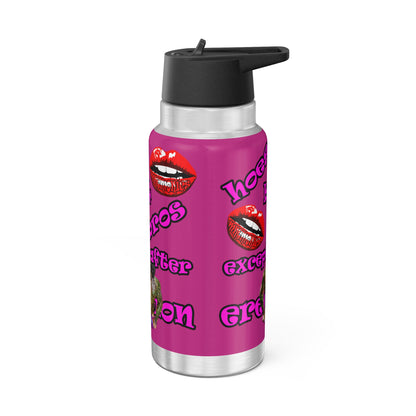 hoes b4 bros - Gator Tumbler, 32oz (pink)