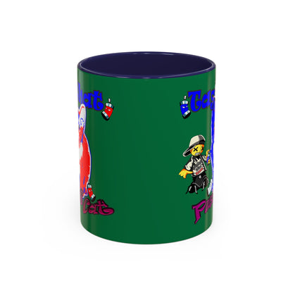 tag that - Accent Mug (dark green)