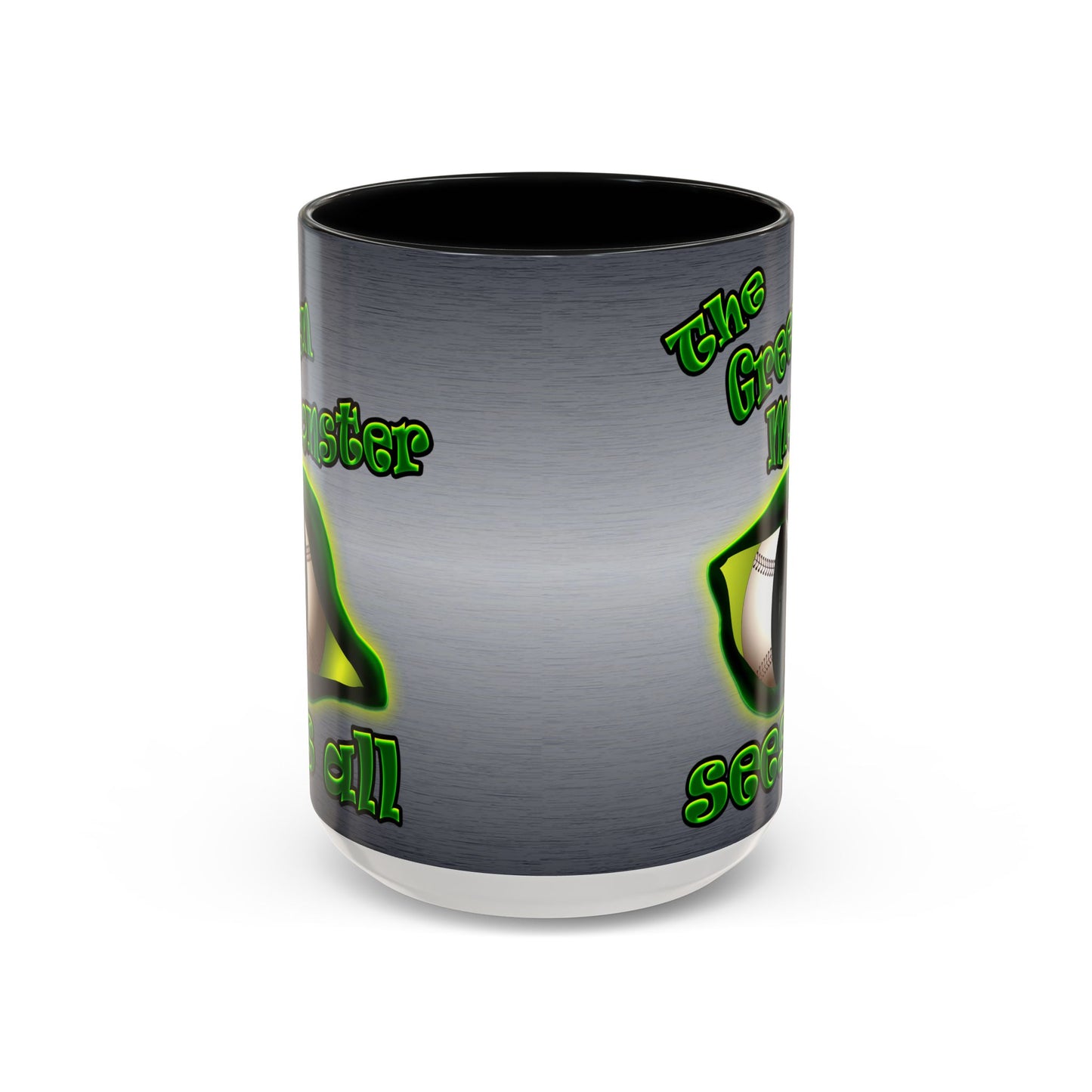 green monster - Accent Mug (brushed nickel)