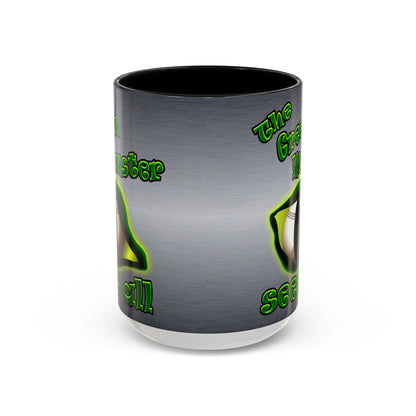 green monster - Accent Mug (brushed nickel)
