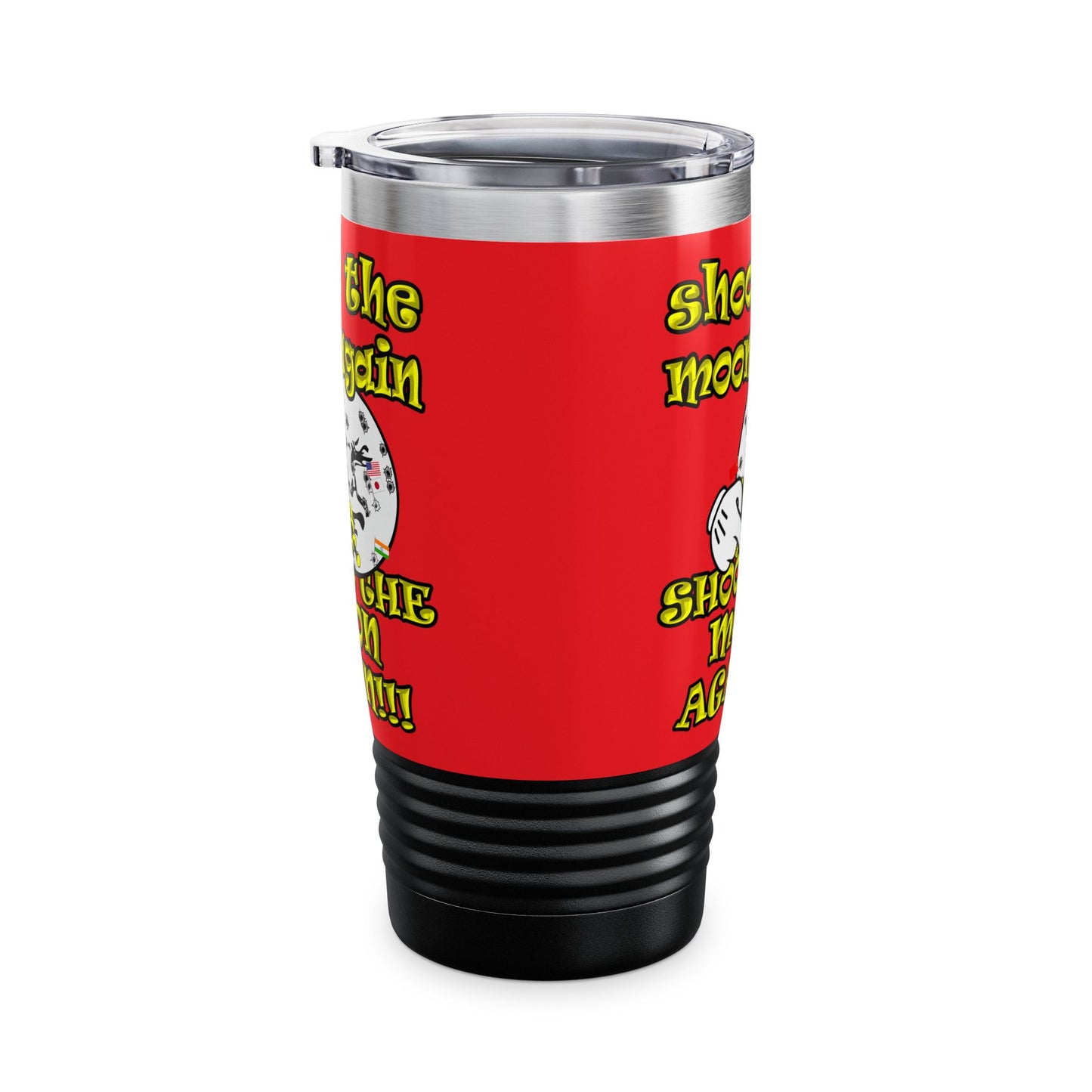 shoot the moon again - Ringneck Tumbler, 20oz (red)
