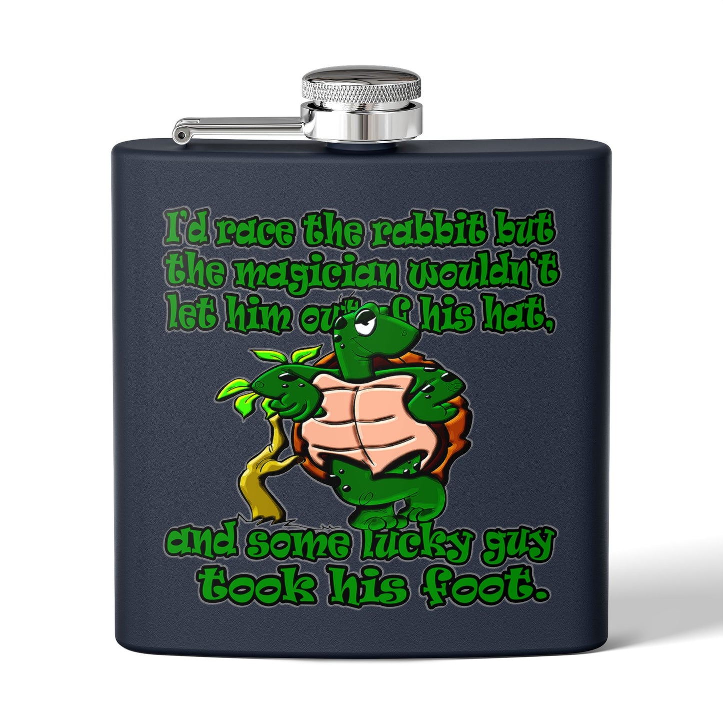 turtle race - Stainless Steel Flask