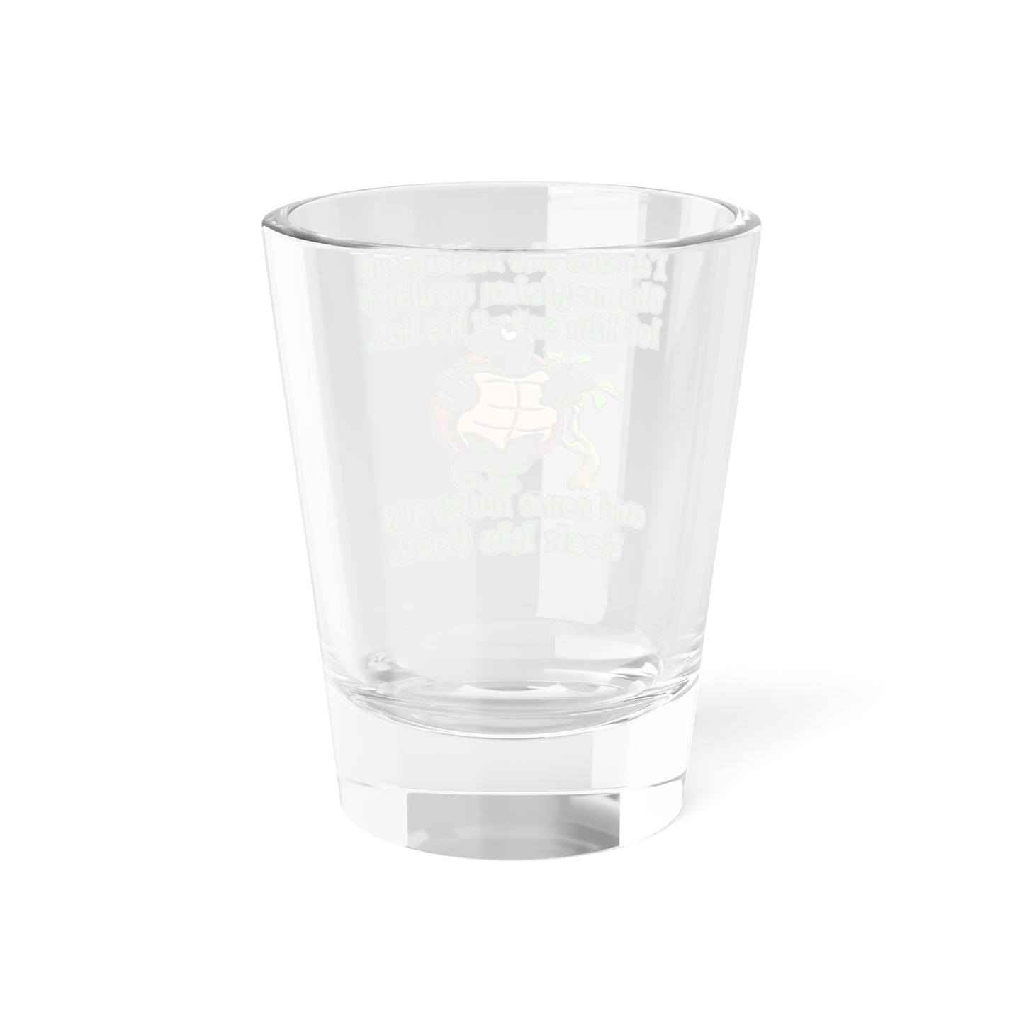 turtle race - Shot Glass