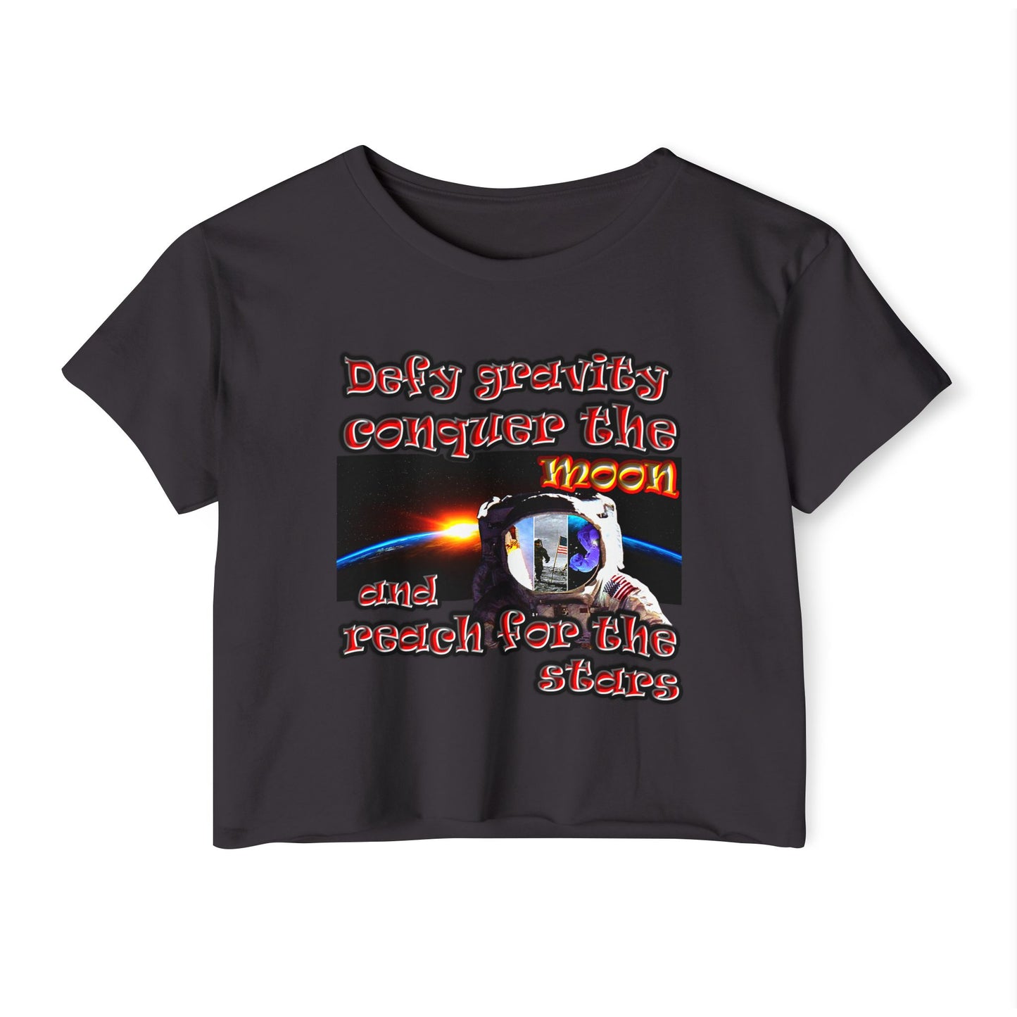 defy conquer reach - Women's Festival Crop Top